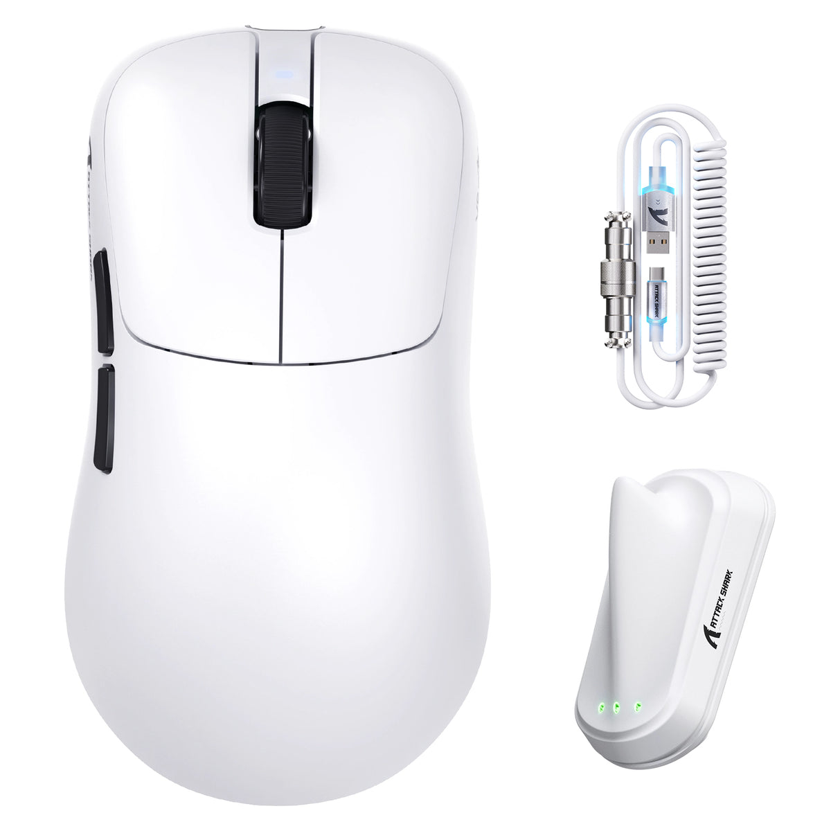 ATTACK SHARK V2 AIR PAW3955MAX ergonomische draadloze gamingmuis