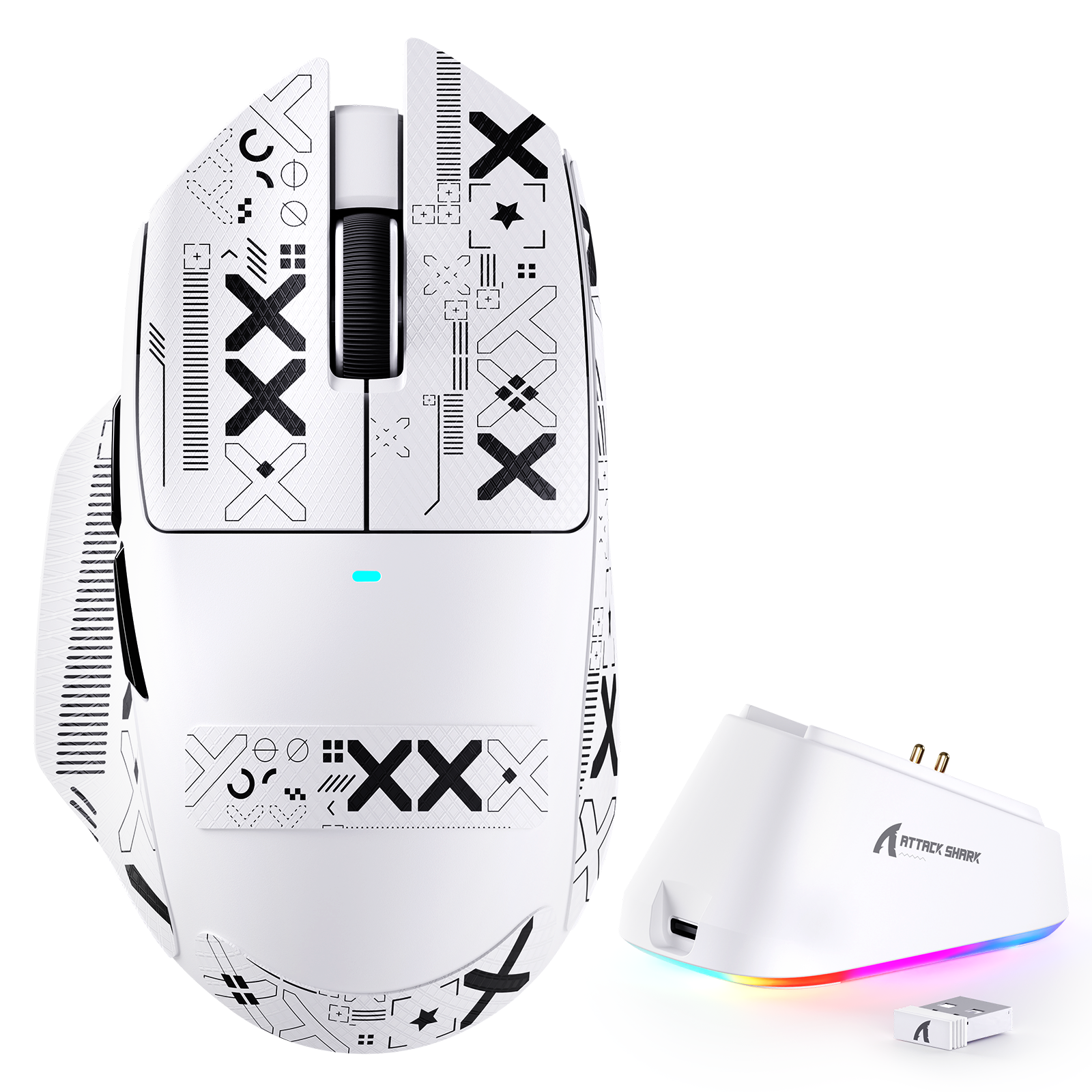 ATTACK SHARK V6 Ultra-Lichte Tri-Mode Gaming Muis