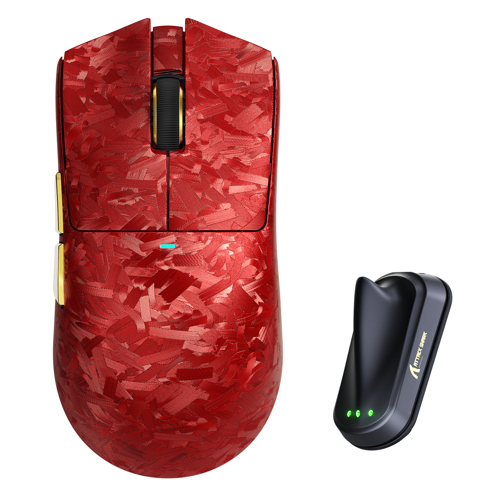 ATTACK SHARK X11 ULTRA Carbon Fiber Draadloze 8K PAW3950MAX Gaming Muis