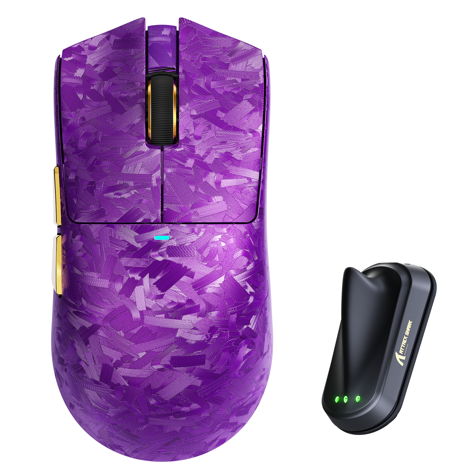 ATTACK SHARK X11 ULTRA Carbon Fiber Draadloze 8K PAW3950MAX Gaming Muis