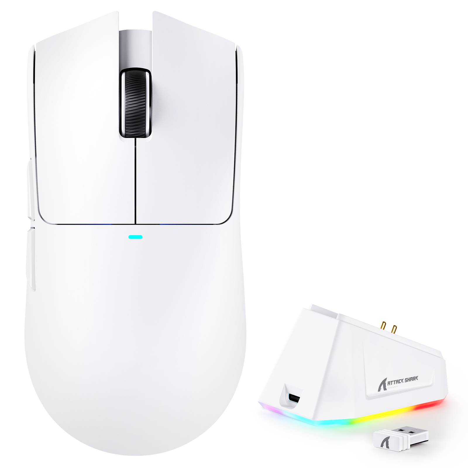 ATTACK SHARK X11 Draadloze Gaming Muis met Oplaaddock