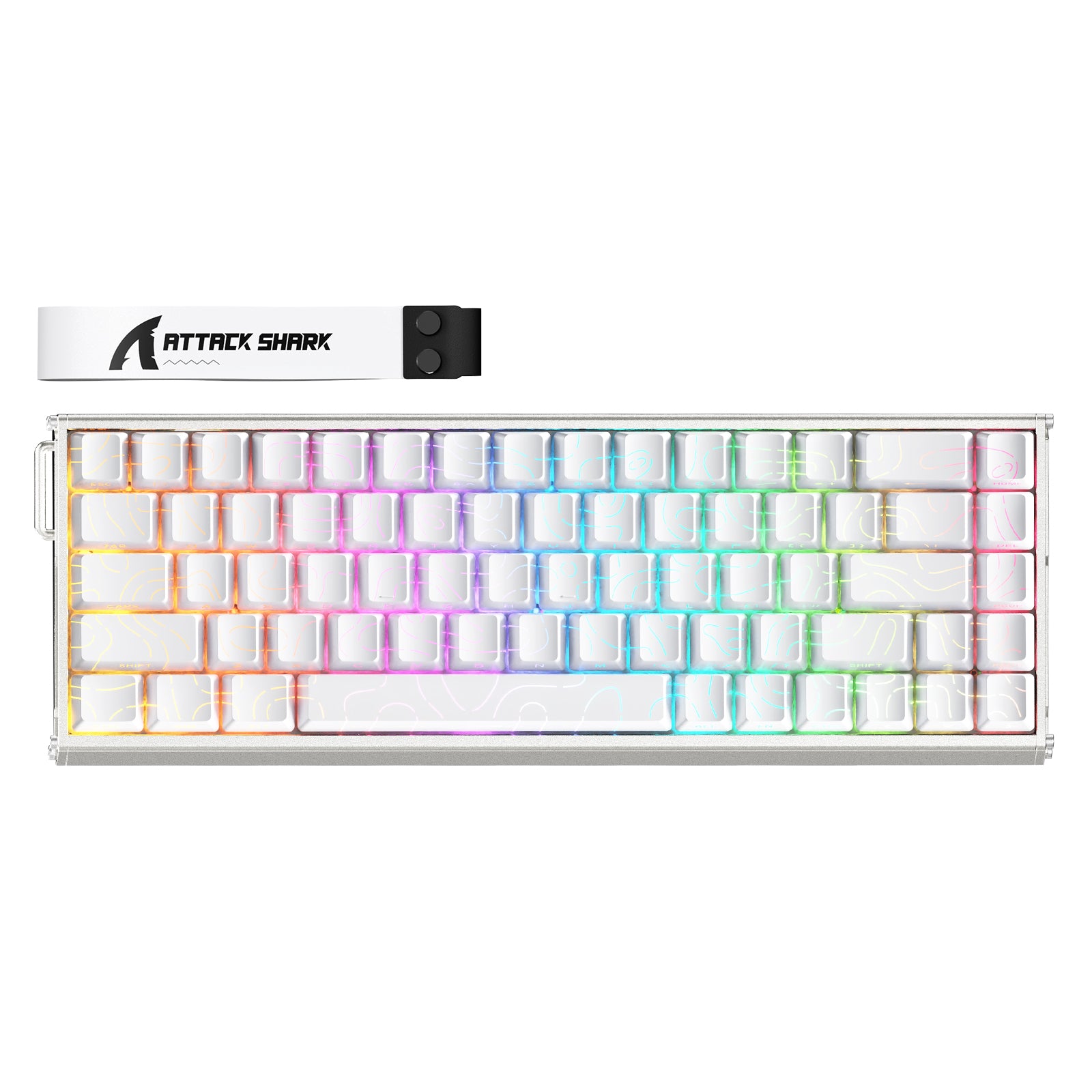 ATTACK SHARK X68MAX HE Rapid Trigger Aluminium Toetsenbord Magnetische Schakelaar
