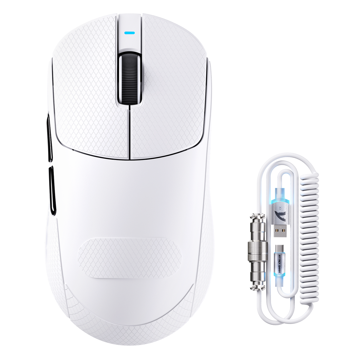 ATTACK SHARK X8 PLUS draadloze gamingmuis met drie modi en C06 ULTRA-kabel