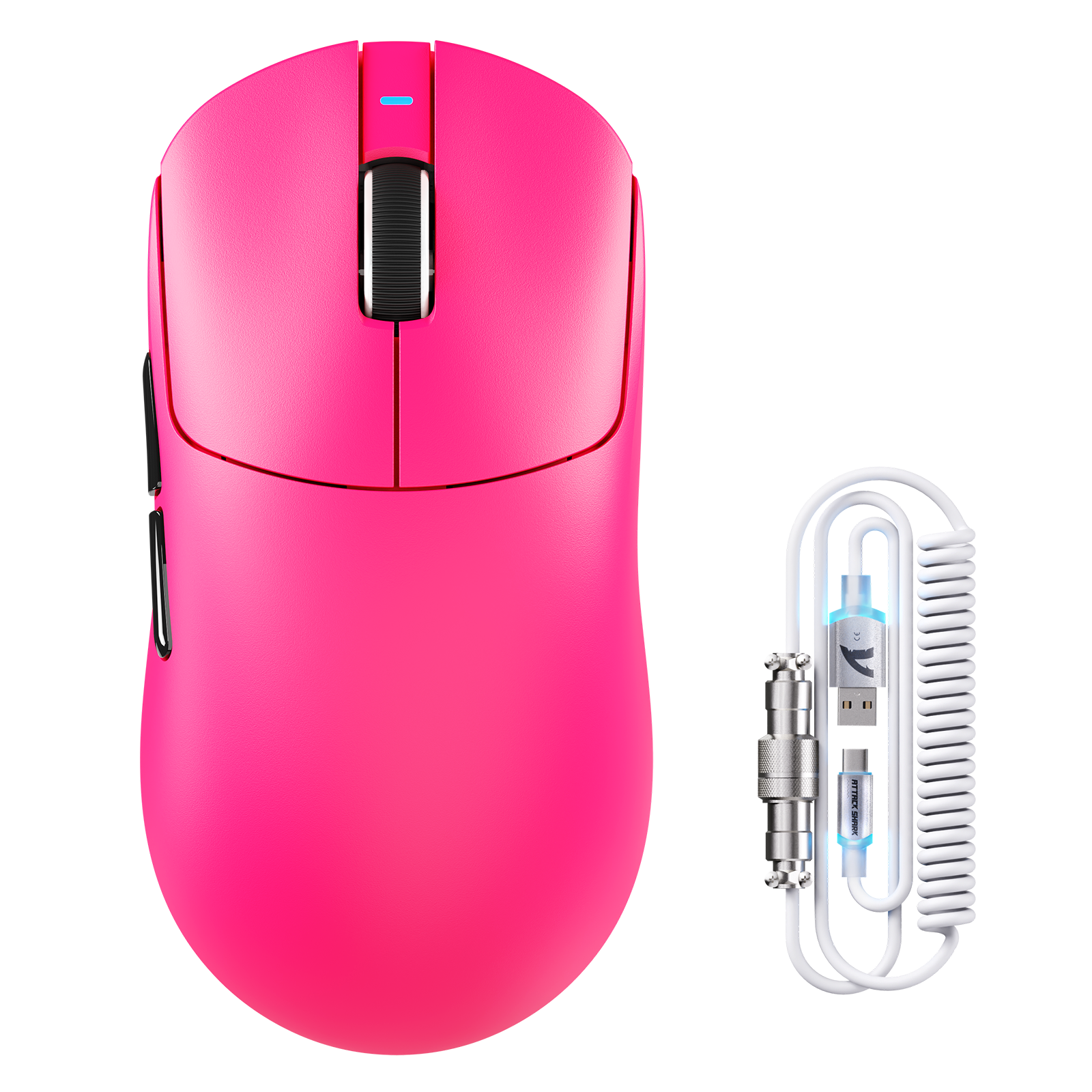 ATTACK SHARK X8PLUS Tri-mode Draadloze Gaming Muis Met C06 ULTRA Kabel