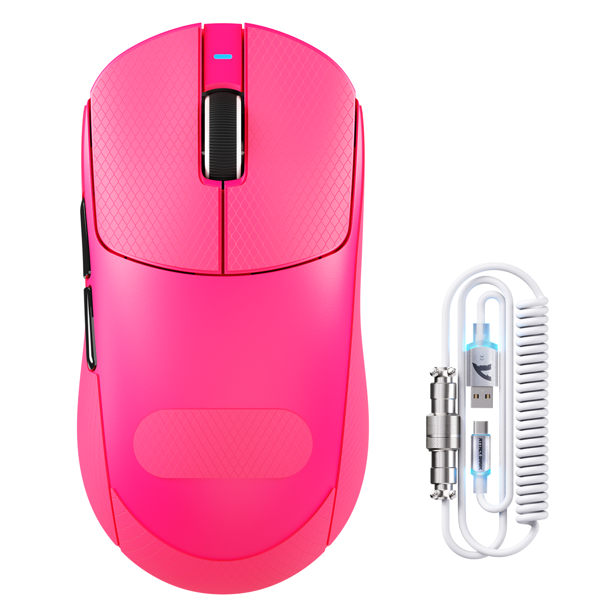 ATTACK SHARK X8 PLUS draadloze gamingmuis met drie modi en C06 ULTRA-kabel